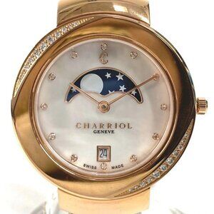 CHARRIOL ST35PD1.560.010 St.TROPEZ Saint Tropez 35 Bangle Wristwatch Unused